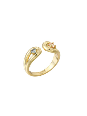 LAURENCE RING BLUE GOLD