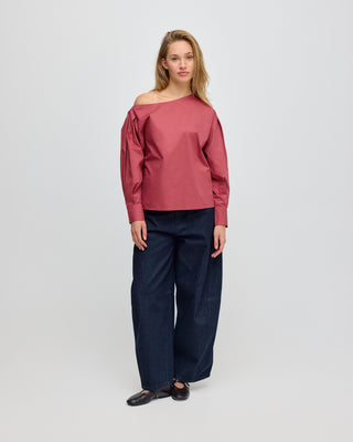 KAIA OFF SHOULDER BLOUSE BLUSH