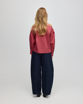 KAIA OFF SHOULDER BLOUSE BLUSH
