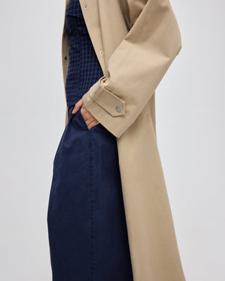 IDA PLEATED TRENCHCOAT BEIGE