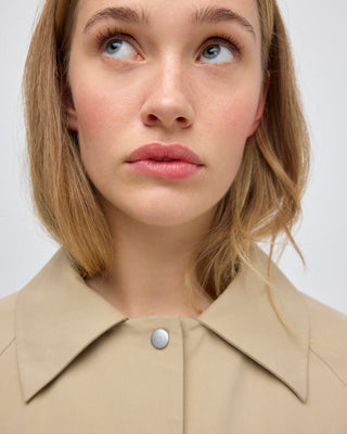 IDA PLEATED TRENCHCOAT BEIGE
