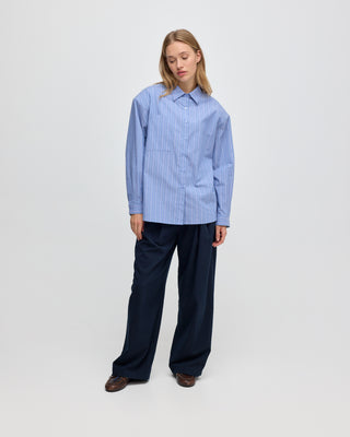 IVY PADDED SHIRT BLUE