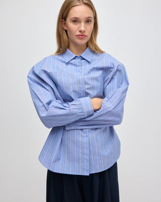 IVY PADDED SHIRT BLUE