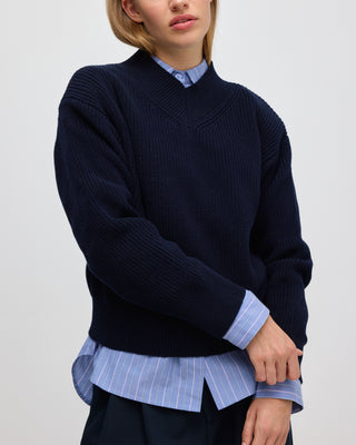 IVY PADDED SHIRT BLUE