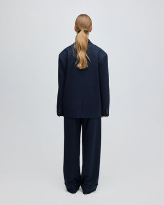 NOWEE DOUBLE BREASTED BLAZER NAVY BLUE