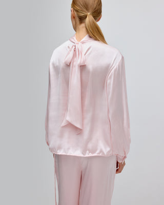 FREJA SATIN BLOUSE PINK