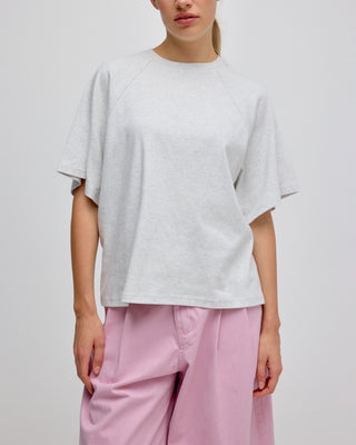 RAGLAN SHORT SLEEVE T-SHIRT LIGHT GREY