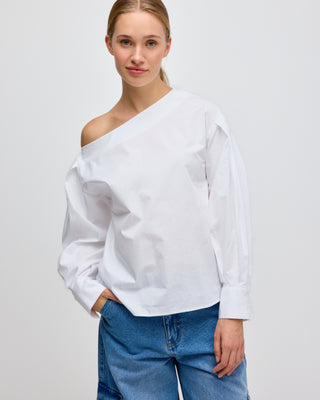 KAIA OFF SHOULDER BLOUSE WHITE
