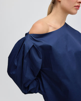 KAIA OFF SHOULDER BLOUSE NAVY BLUE