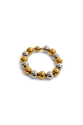 BEADED GOLD/SILVER BRACELET