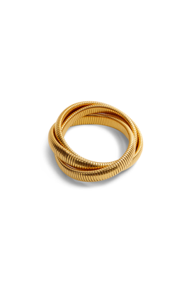 TWIST BANGLE BRACELET GOLD