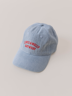 L&M cap light denim