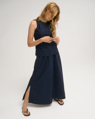LAUREN TOP NAVY BLUE
