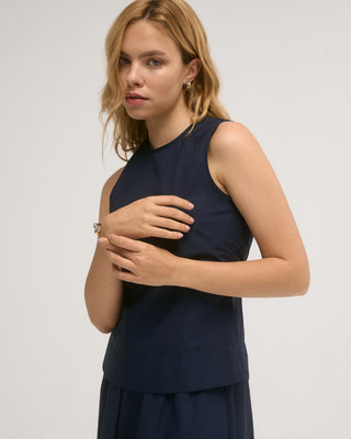 LAUREN TOP NAVY BLUE