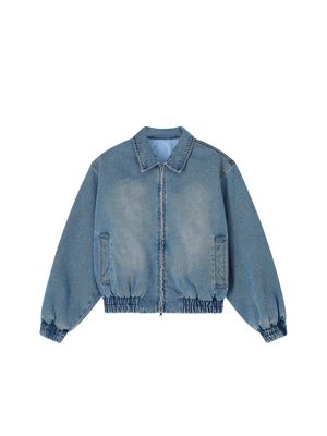 DENIM BOMBER JACKET