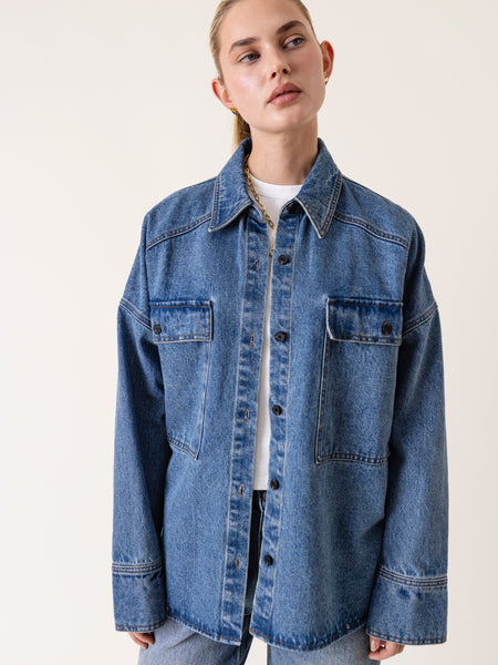 VAULTROOM DENIM OVERSHIRT / BLUE