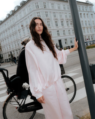 FREJA SATIN BLOUSE PINK