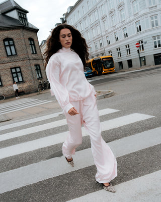 FREJA SATIN BLOUSE PINK