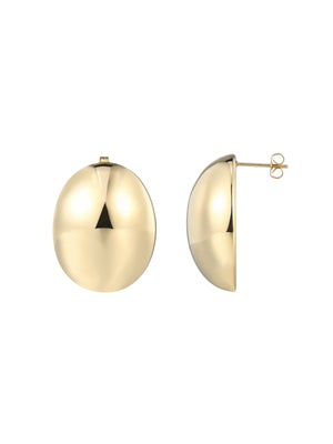 DOME EARRINGS GOLD