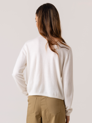 MERINO KNITTED SWEATER ECRU