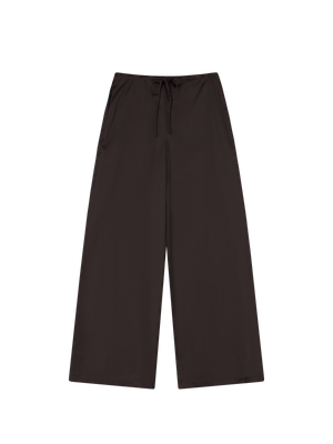 FREJA DRAWSTRING TROUSERS BROWN