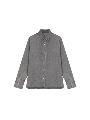 DENIM SHIRT GREY