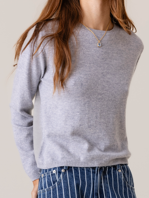 MERINO KNITTED SWEATER GREY