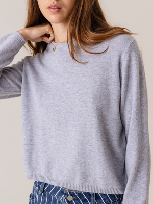 MERINO KNITTED SWEATER GREY