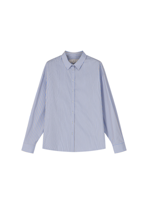 AYDEN STRIPED SHIRT BLUE