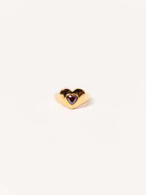 VINTAGE FALL IN LOVE RING GOLD