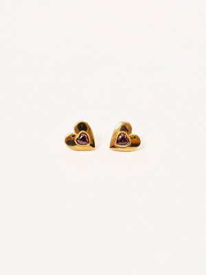 VINTAGE FALL IN LOVE EARRINGS GOLD