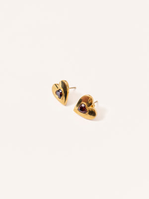 VINTAGE FALL IN LOVE EARRINGS GOLD