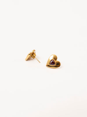 VINTAGE FALL IN LOVE EARRINGS GOLD