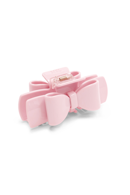 BABY PINK BOW CLAW CLIP