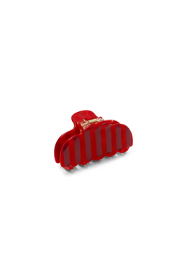 RED STRIPED CLAW CLIP