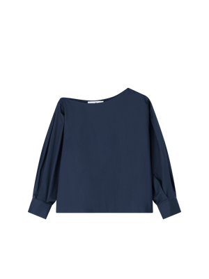 KAIA OFF SHOULDER BLOUSE NAVY BLUE