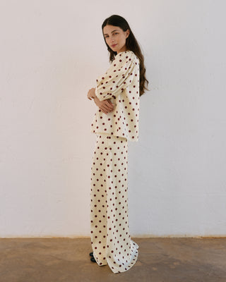 POLKA DOT MAXI SKIRT