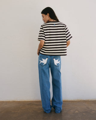 VALENTINA DENIM TROUSERS