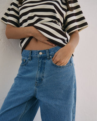 VALENTINA DENIM TROUSERS