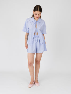 STRIPED-BOXER SHORTS LIGHT BLUE