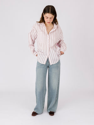 STRIPED AMELIE SHIRT