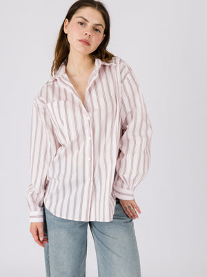 STRIPED AMELIE SHIRT