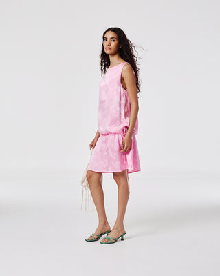 shanghai ruched dress pink Grandeur | Pale Pink High-Neck Ruched Maxi Dress  Club L London