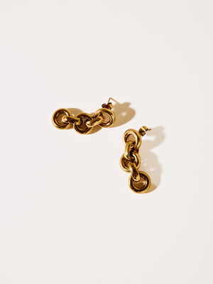 CHAIN EARRINGS GOLD