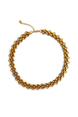 CABLE CHAIN NECKLACE GOLD