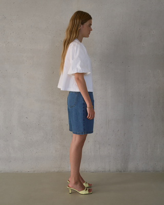 ODETTE BUTTONED BLOUSE ECRU