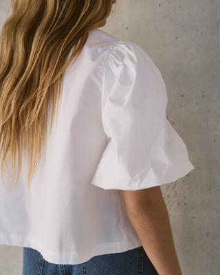ODETTE BUTTONED BLOUSE ECRU