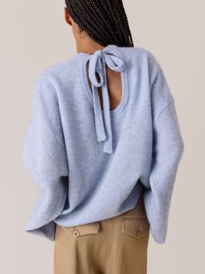 SOPHIA MOHAIR SWEATER LIGHT BLUE