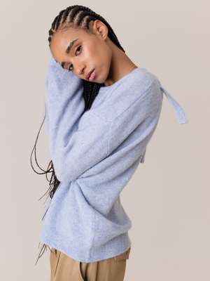 SOPHIA MOHAIR SWEATER LIGHT BLUE