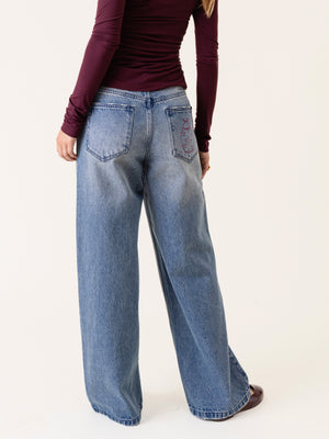 LADYBUG DENIM TROUSERS